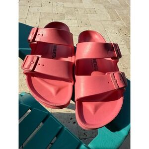 Birkenstock Arizona Two-Strap Sandals Pink Slides‎ Women's Size 36 US 5-5.5